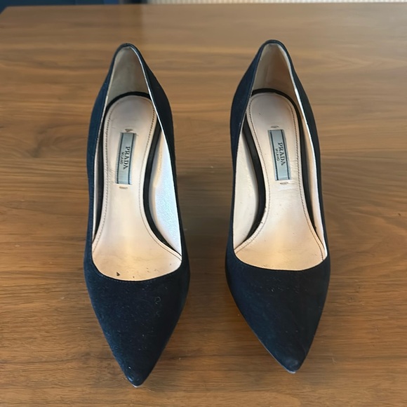 Prada pointed toe 85m suede stiletto - Picture 4 of 12